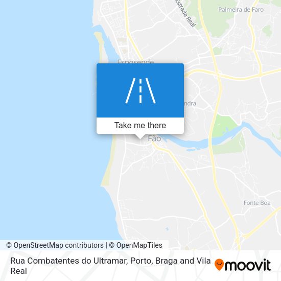 Rua Combatentes do Ultramar map