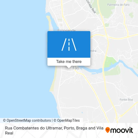 Rua Combatentes do Ultramar map