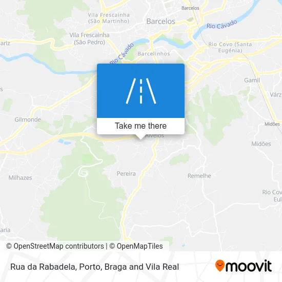 Rua da Rabadela map