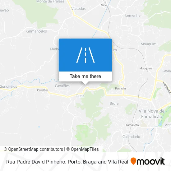 Rua Padre David Pinheiro map