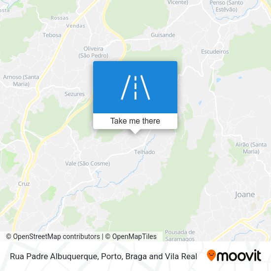 Rua Padre Albuquerque mapa