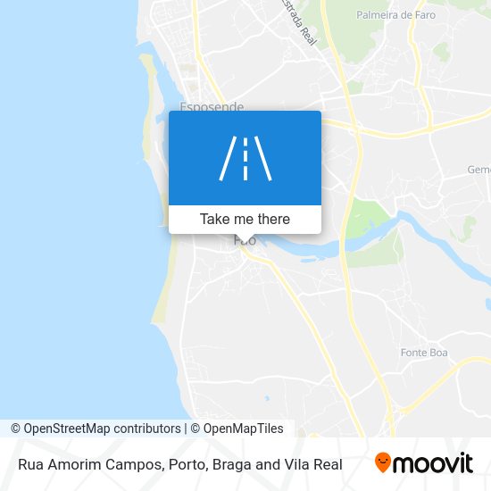 Rua Amorim Campos map