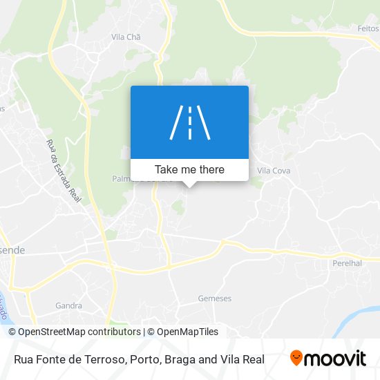 Rua Fonte de Terroso map