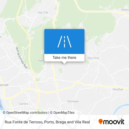 Rua Fonte de Terroso map