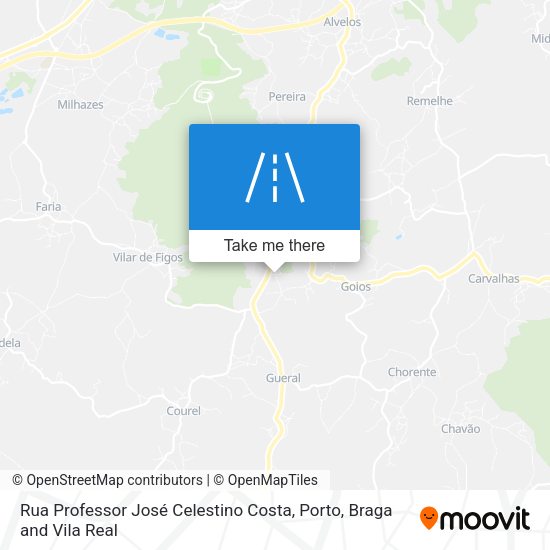 Rua Professor José Celestino Costa map