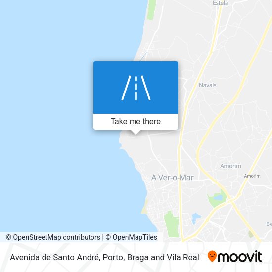 Avenida de Santo André mapa