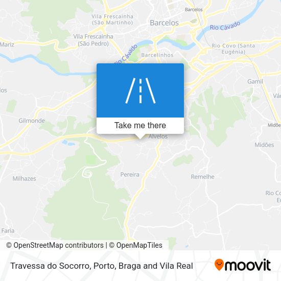 Travessa do Socorro mapa