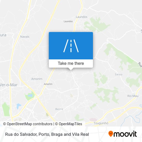 Rua do Salvador mapa