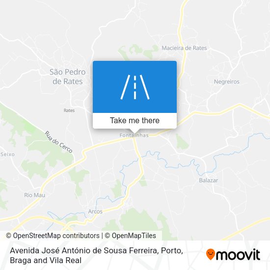 Avenida José António de Sousa Ferreira map