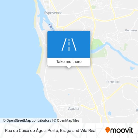 Rua da Caixa de Água map