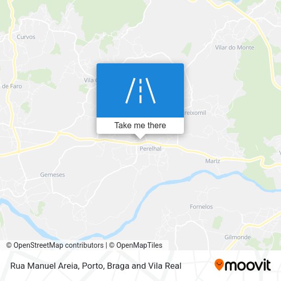Rua Manuel Areia mapa