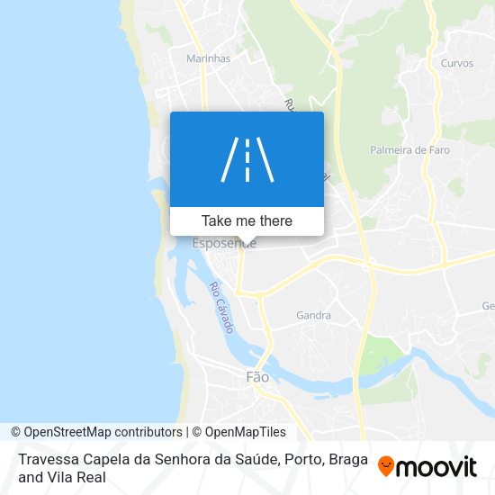 Travessa Capela da Senhora da Saúde mapa