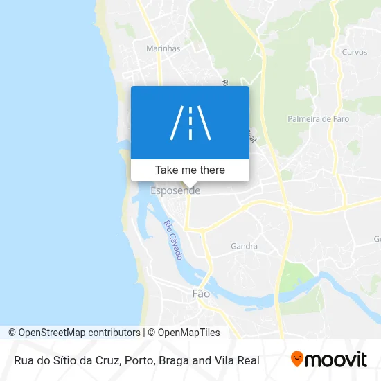 Rua do Sítio da Cruz map