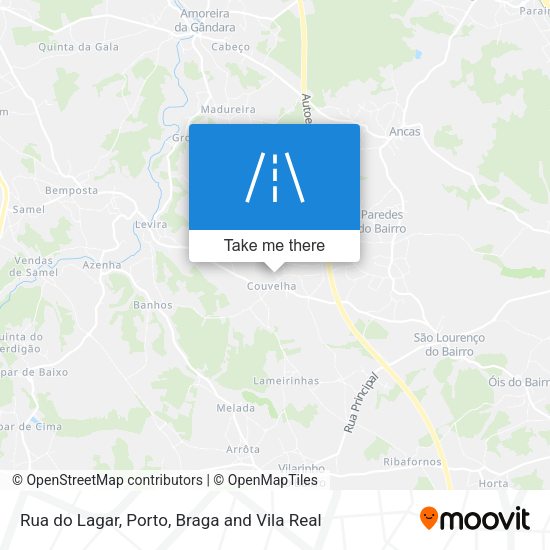 Rua do Lagar mapa