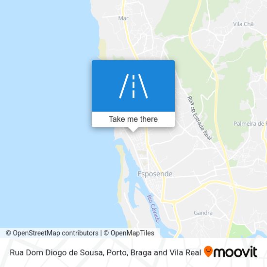 Rua Dom Diogo de Sousa map