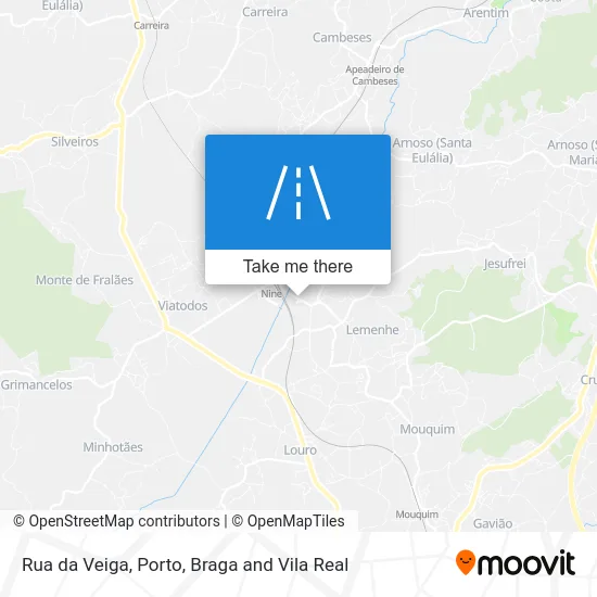 Rua da Veiga map
