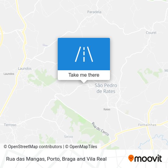 Rua das Mangas map