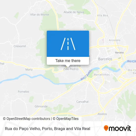 Rua do Paço Velho map
