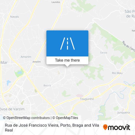Rua de José Francisco Vieira map