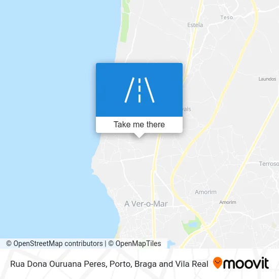 Rua Dona Ouruana Peres map