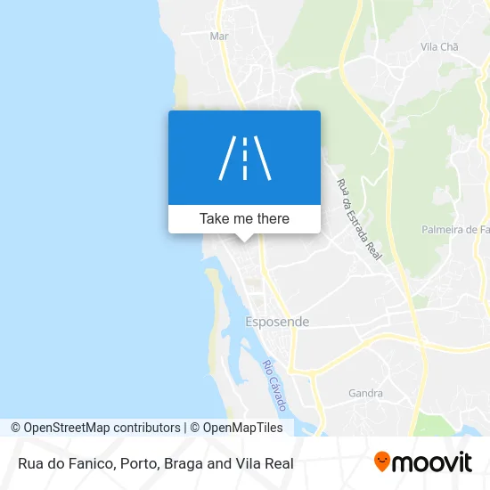 Rua do Fanico map