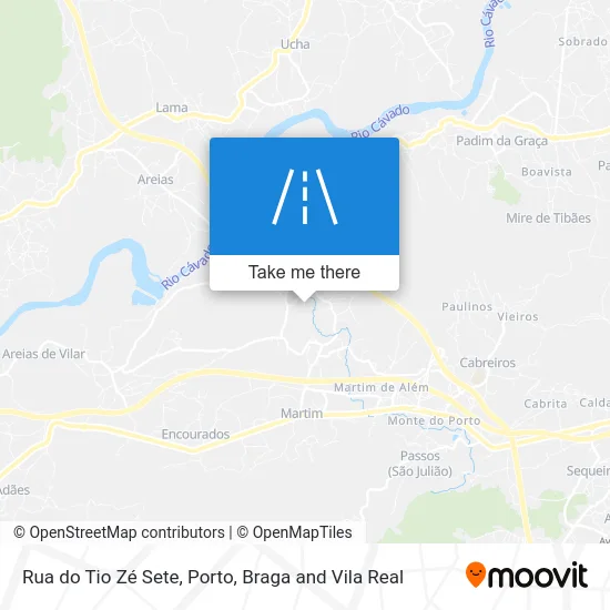 Rua do Tio Zé Sete map