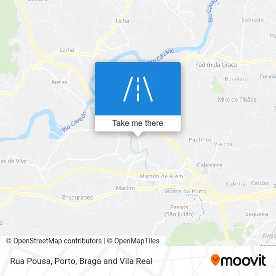 Rua Pousa map