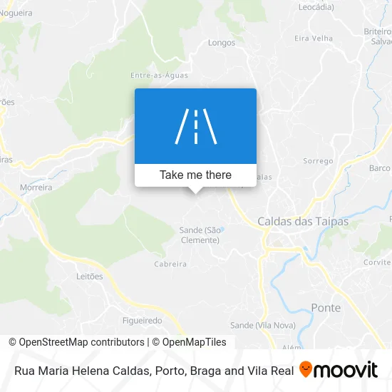Rua Maria Helena Caldas map