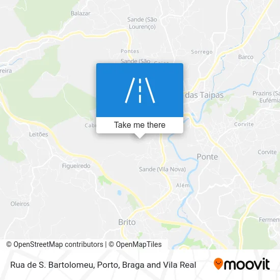 Rua de S. Bartolomeu map