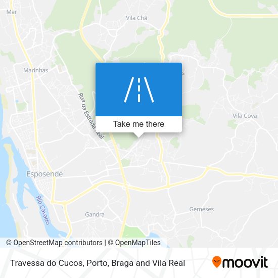 Travessa do Cucos mapa