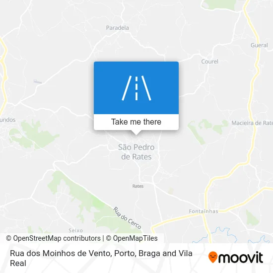 Rua dos Moinhos de Vento map