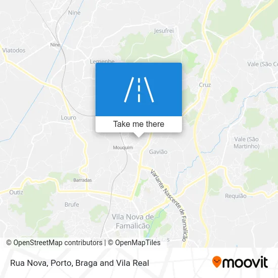 Rua Nova map