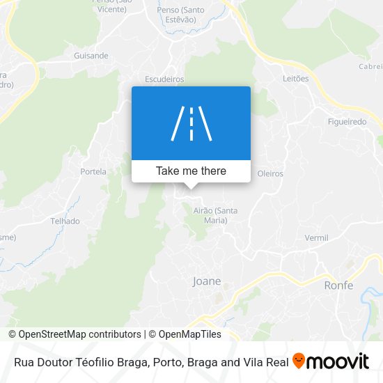 Rua Doutor Téofilio Braga map