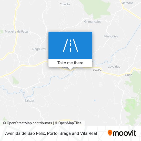 Avenida de São Felix map