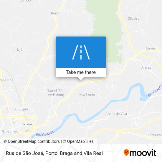 Rua de São José map