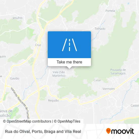 Rua do Olival map