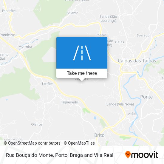 Rua Bouça do Monte mapa