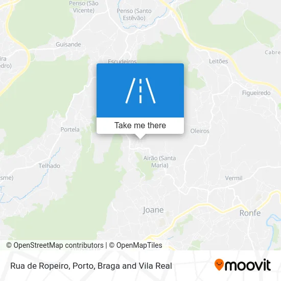 Rua de Ropeiro map