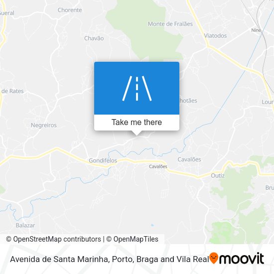 Avenida de Santa Marinha map