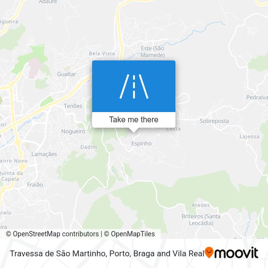 Travessa de São Martinho map