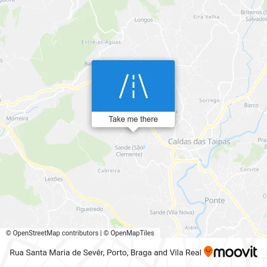 Rua Santa Maria de Sevêr map