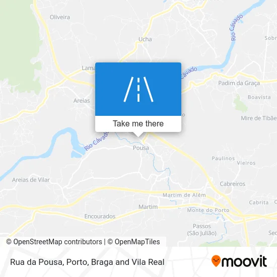 Rua da Pousa map