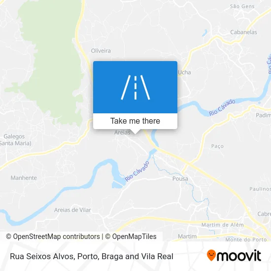 Rua Seixos Alvos map