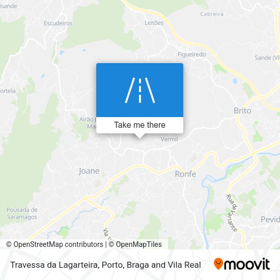 Travessa da Lagarteira mapa