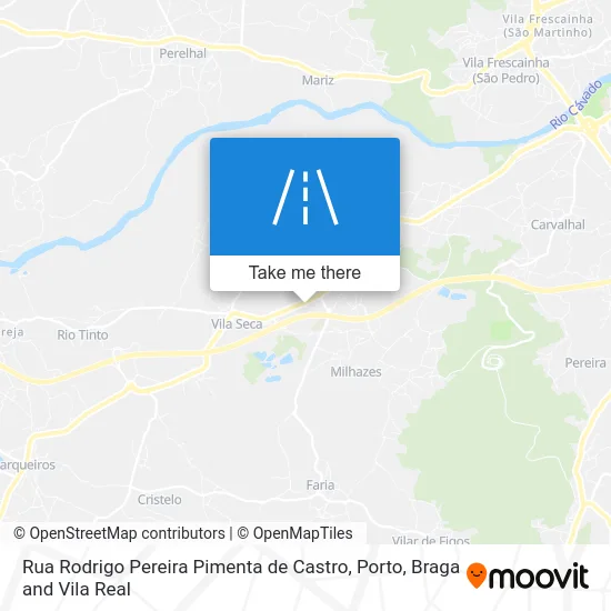 Rua Rodrigo Pereira Pimenta de Castro map