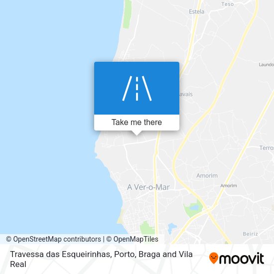 Travessa das Esqueirinhas mapa