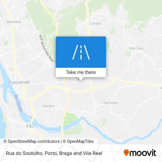 Rua do Soutulho map