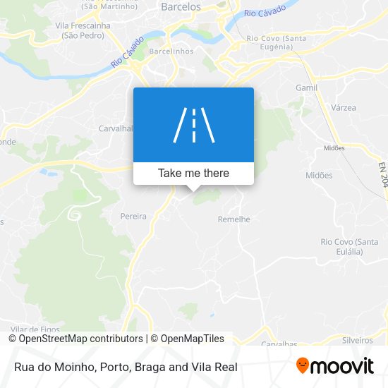 Rua do Moinho map