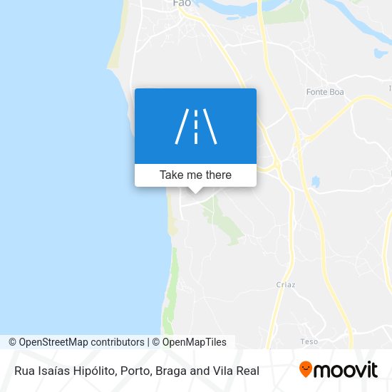 Rua Isaías Hipólito map