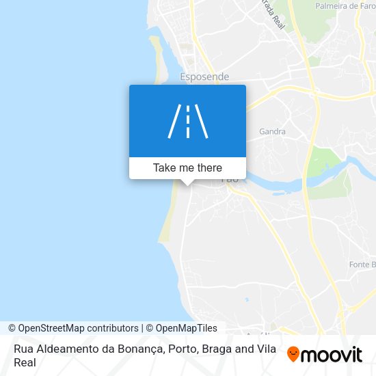 Rua Aldeamento da Bonança map